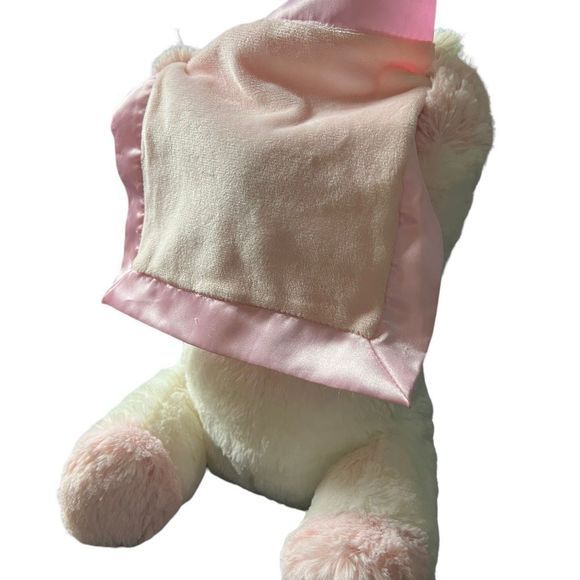 Peek-A-Boo Furry Friends Unicorn White & Pink Talking Moving Fun Plush‎ Baby Toy - Picture 2 of 7